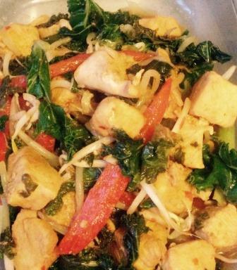 Chicken and Kale StirFry